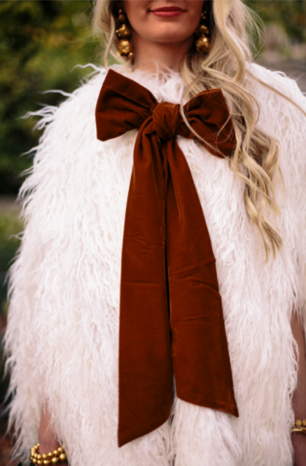 Elizabeth Wrap Coat with Fox Fur Trim